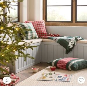 Hearth & Hand Holiday Plaid Pillow Set - Red and Green